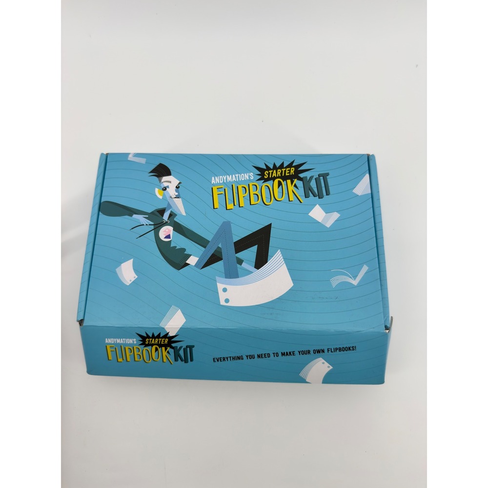 Andymation Starter Flipbook Kit with Light Pad Paper and Binding Screws